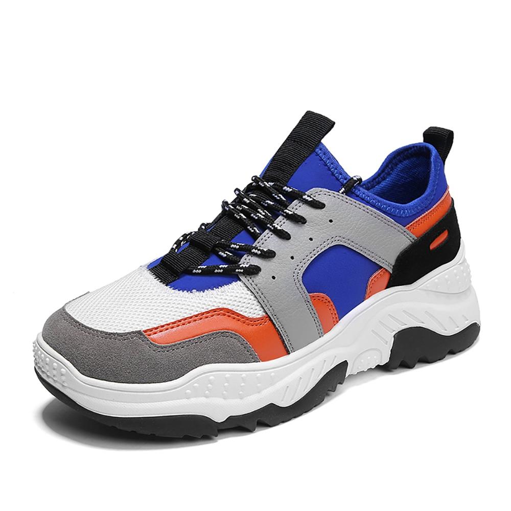 S333 Men Fashion Comfortable Sports Shoes Rubber Sole EU43 - Blue