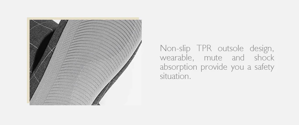 Xiaomi One Cloud Men Leisure Slippers Warm Comfortable Size 40-41 - Black