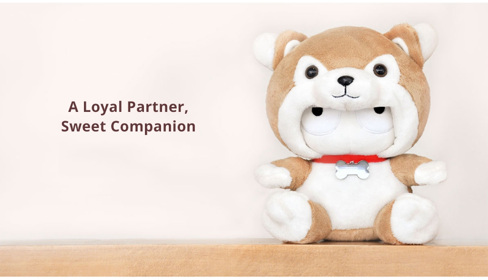 XIAOMI Gray Stuffed Plush Toy Classic MITU Shiba Inu 25cm Cute Soft Doll Kids Best Gift