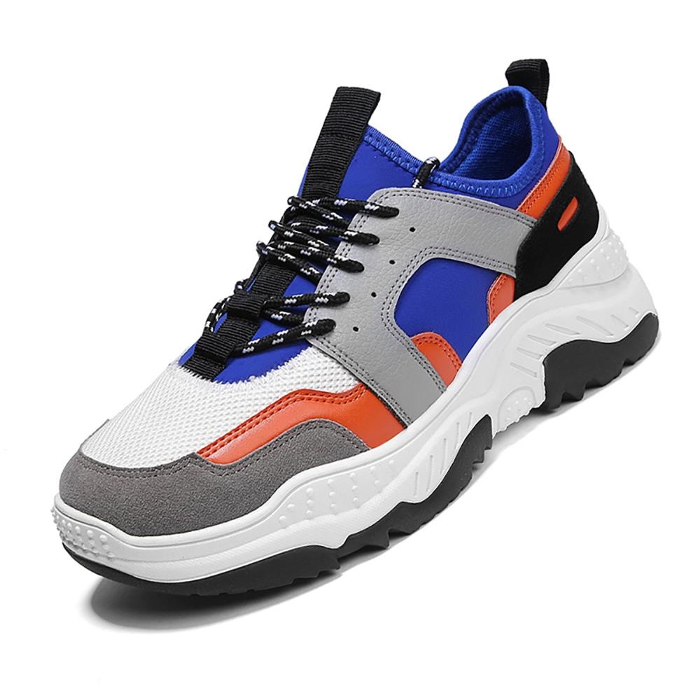 S333 Men Fashion Comfortable Sports Shoes Rubber Sole EU43 - Blue