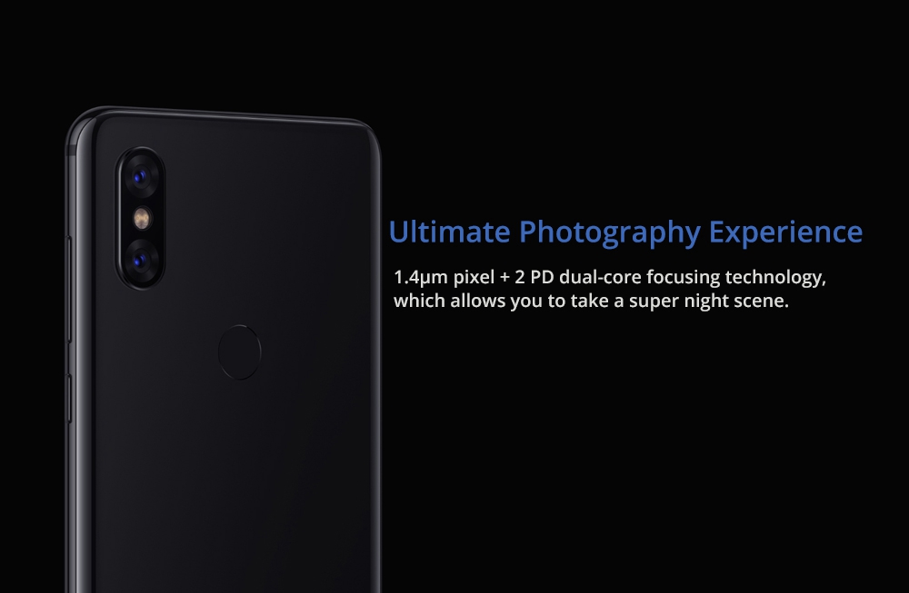 Xiaomi Mi Mix 3 6.39 Inch 4G LTE Smartphone Snapdragon 845 8GB 128GB 12.0MP+12.0MP Dual Rear Cameras MIUI 10 Ceramic Body NFC Wireless Charge - Black