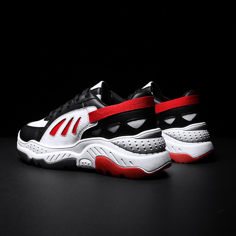 Men's Old Style Sneakers (Sports Athletic Shoes Rubber Sole EU 39.5) - Red