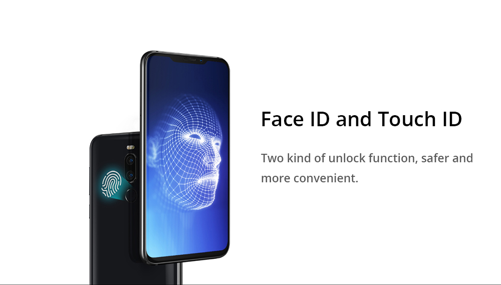 Meizu X8 6.2 Inch 4G LTE Smartphone Snapdragon 710 6GB 128GB 12.0MP+5.0MP Dual Rear Cameras Android 8.1 Face ID Full Screen - Magic Blue