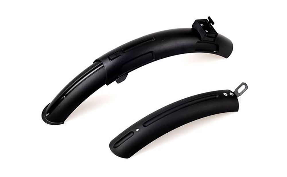 Original Xiaomi Qicycle EF1 Smart Bicycle Accessory Set (Fender + Parking Rack) - Black