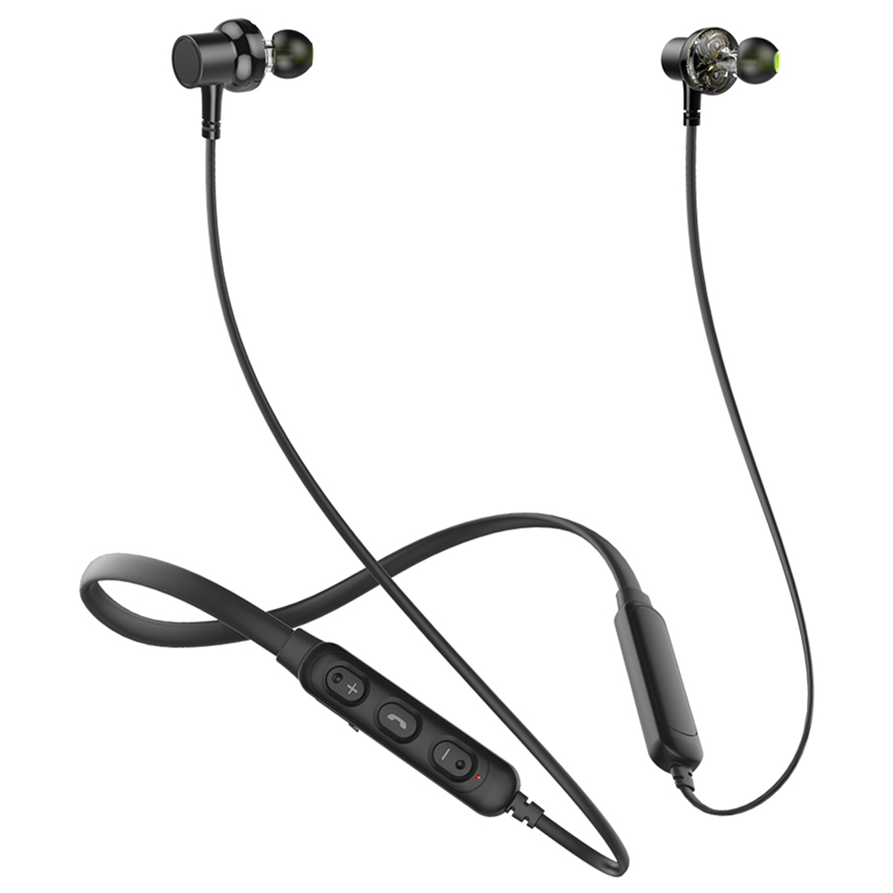 Awei G20BL Neckband Wireless Bluetooth Sport Earphones Magnetic Waterproof Headphones - Black