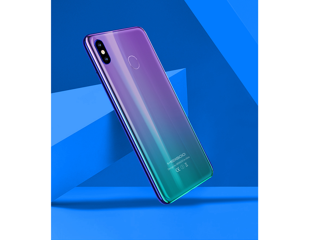 Meiigoo S9 6.18 Inch 4G LTE Smartphone MTK6750T 4GB 32GB 13.0MP + 2.0MP Dual Rear Cameras Android 8.1 Face ID Type-C Fast Charge - Twilight