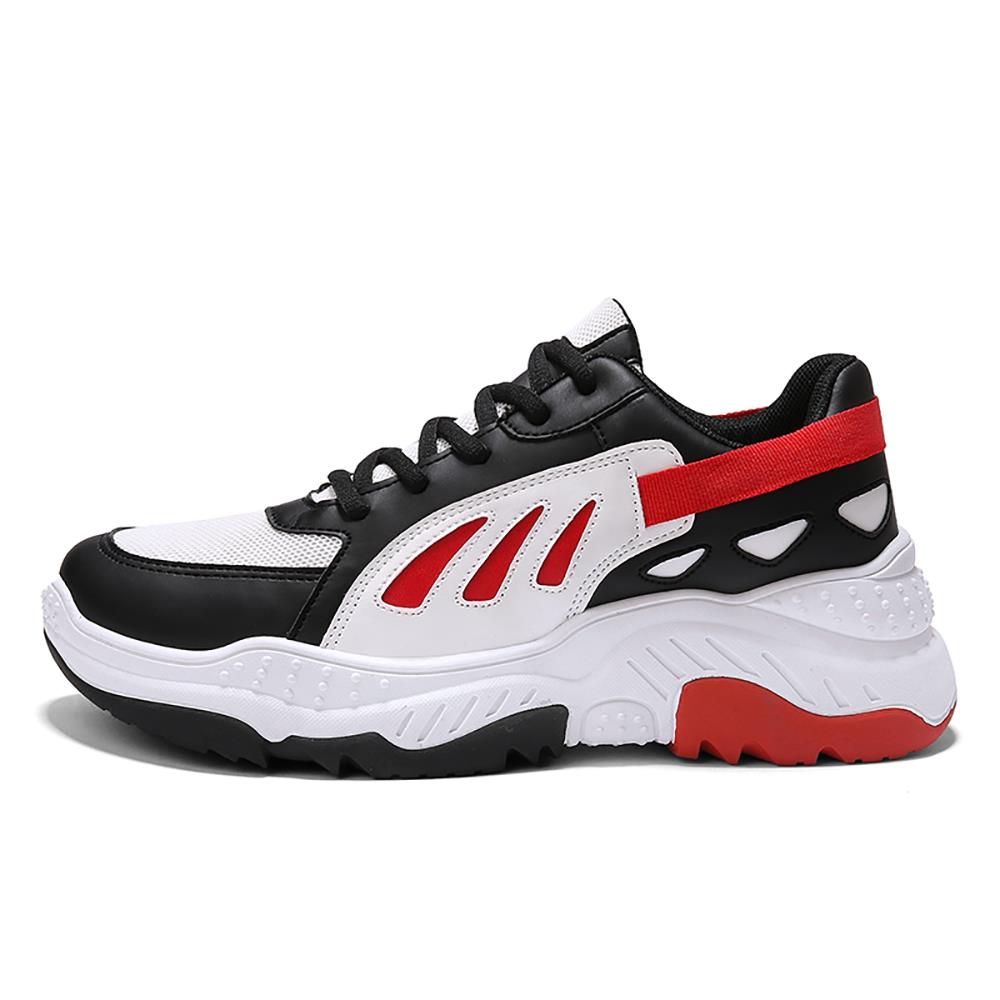 Men's Old Style Sneakers (Sports Athletic Shoes Rubber Sole EU 39.5) - Red