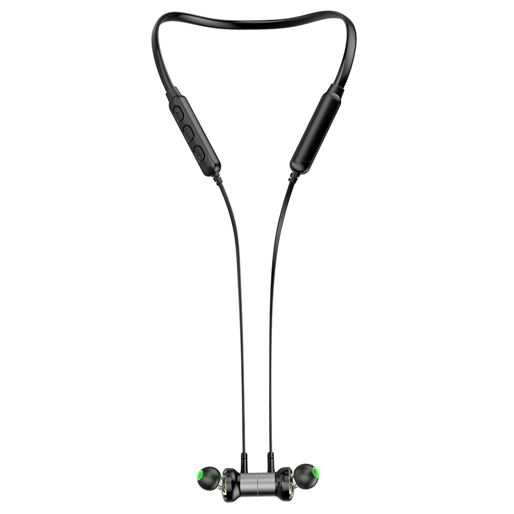 Awei G20BL Neckband Wireless Bluetooth Sport Earphones Magnetic Waterproof Headphones - Grey
