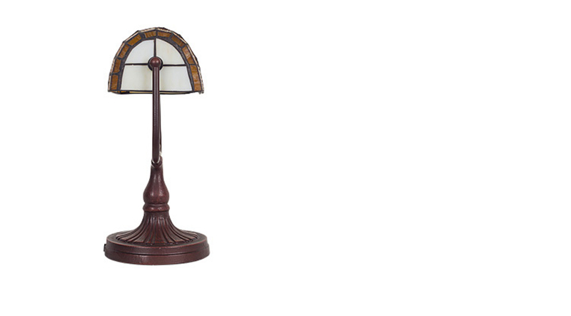 FUMAT Tiffany Style Stained Glass Table Lamp - Romantic Butterfly Vintage Shanghai Design