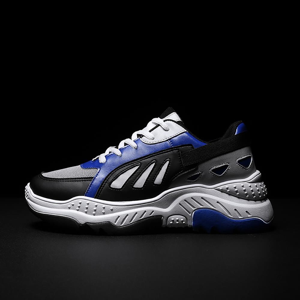 Men's Old Style Sneakers (Sports Athletic Shoes Rubber Sole EU 39.5) - Blue