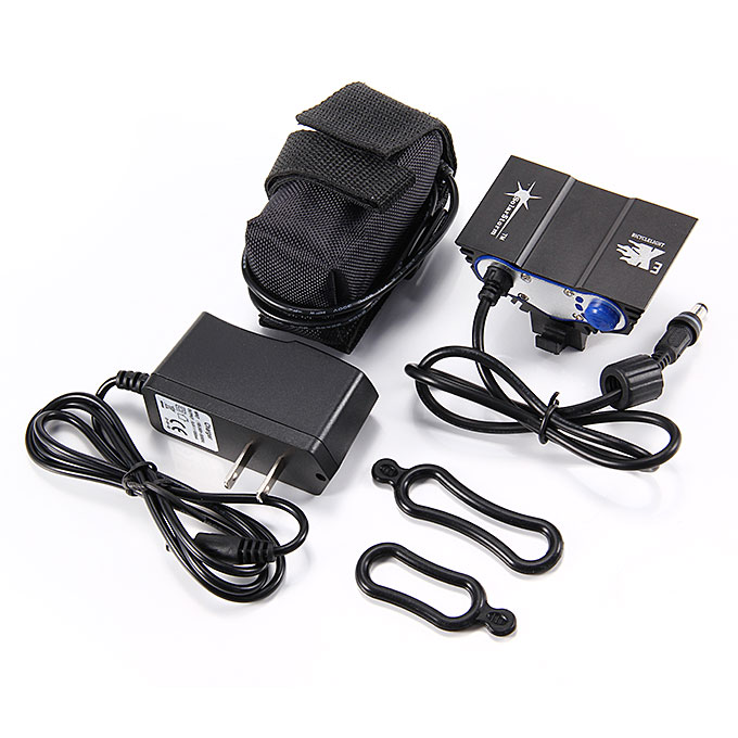CREE XM-L U2 Bike Light RoadRunner 3000 Lumens Front Bike Light Rechargeable Battery Pack - Black
