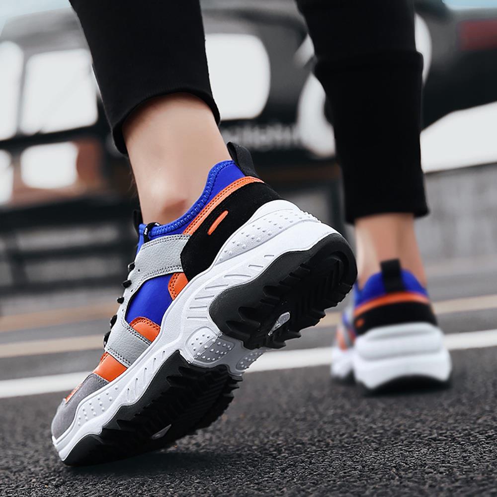 S333 Men Fashion Comfortable Sports Shoes Rubber Sole EU43 - Blue