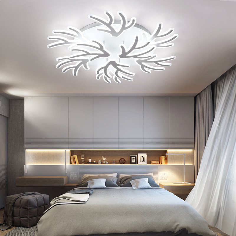 FUMAT Nordic Post-modern Acrylic Ceiling Light - Creative Branches Design (12 Lights 2 Layers)
