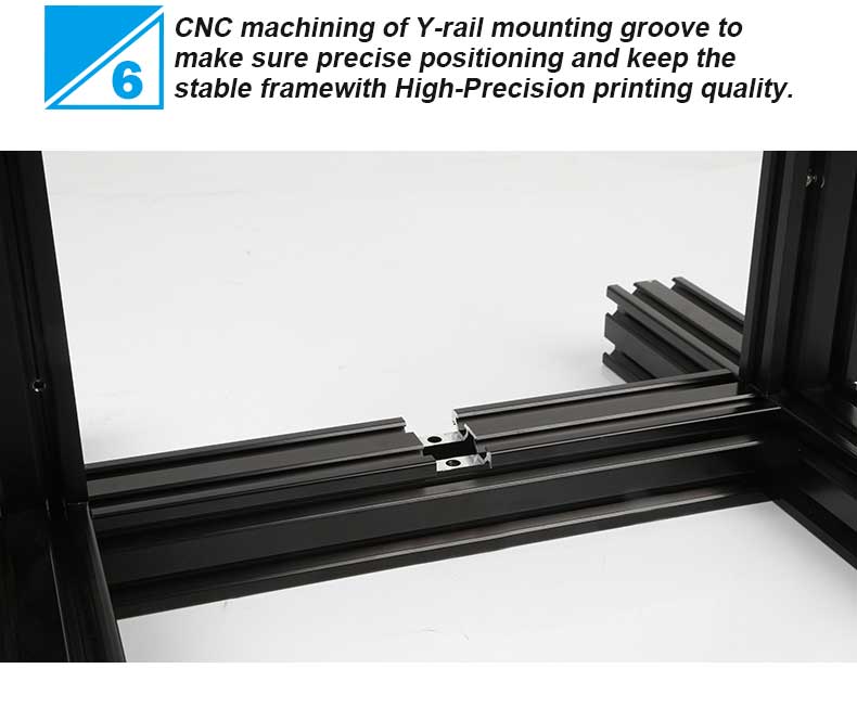 Ender-3 V-slot Prusa I3 New Fashionable 3D Printer Kit Black