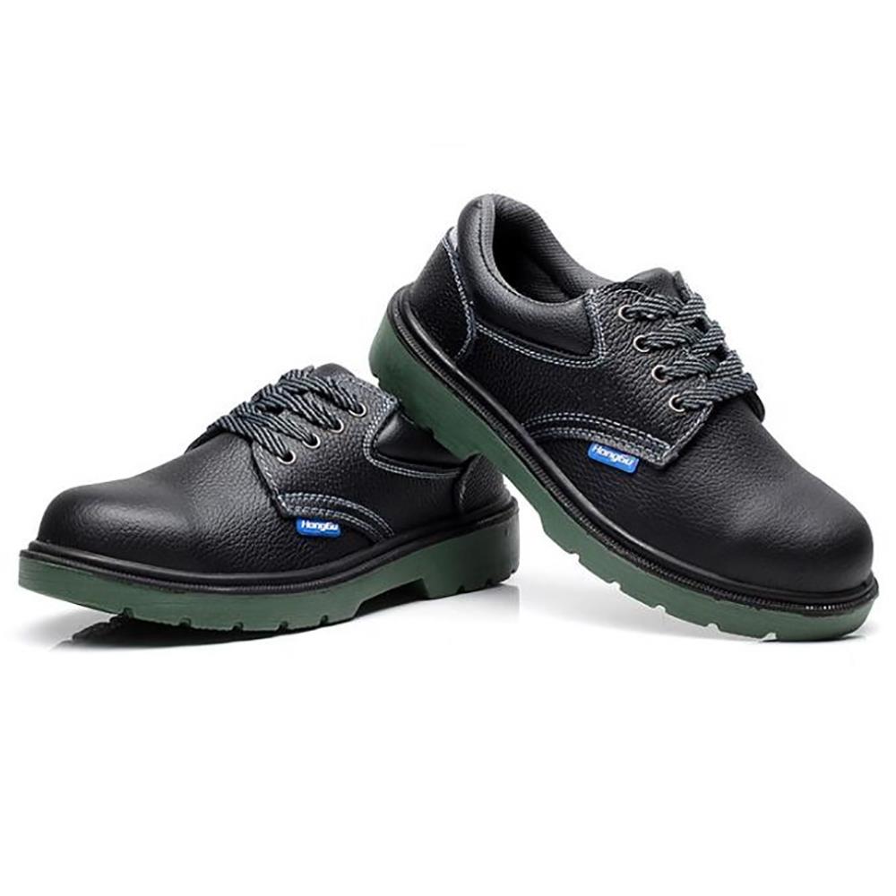 PUA Men Formal Business PU Leather Shoes Comfortable Casual Safety Size EU37.5 - Black