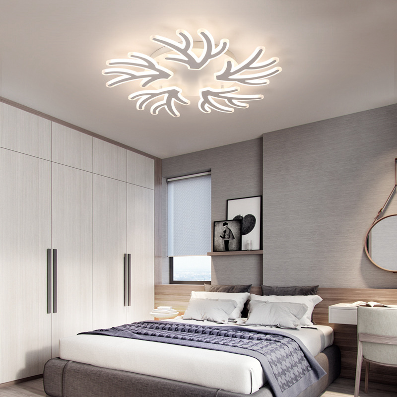 FUMAT Nordic Post-modern Acrylic Ceiling Light - Creative Branches Design (12 Lights 2 Layers)