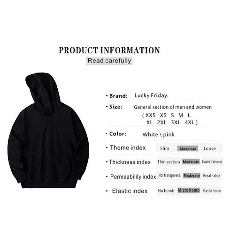 Plus Size Unisex Fashion Fortnite Hoodie Sweatshirt Casual Winter Streetwear Hip Hop Hooded Pullovers Size L - White