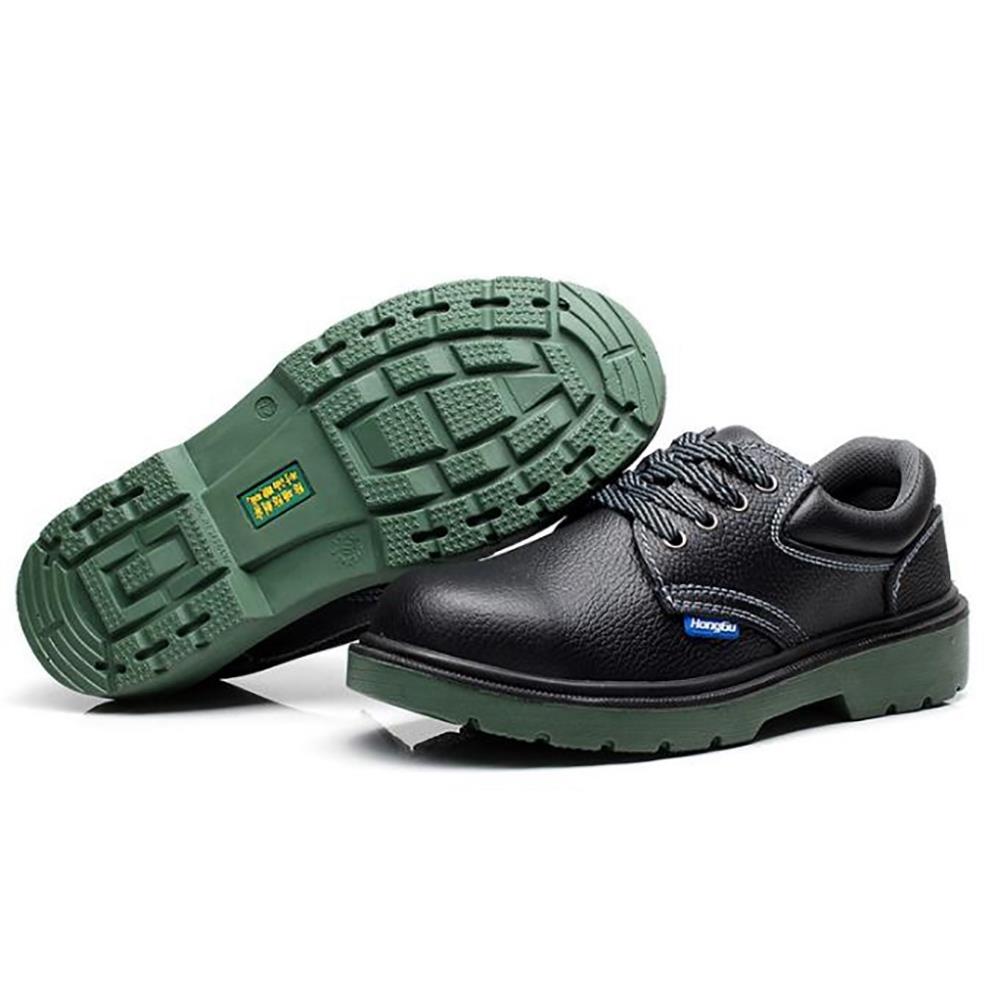 PUA Men Formal Business PU Leather Shoes Comfortable Casual Safety Size EU37.5 - Black