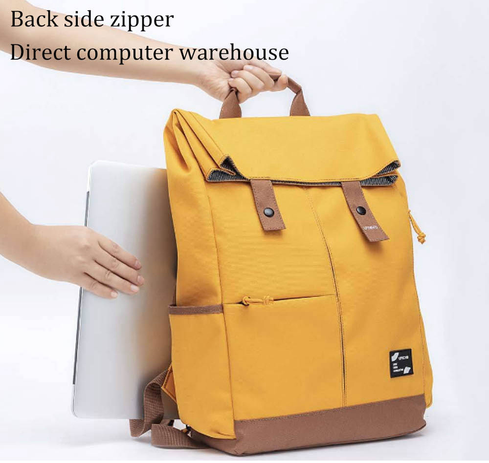 Xiaomi U'REVO College School Casual Backpack(13L 15.6 Inch Waterproof Laptop Bag) - Yellow