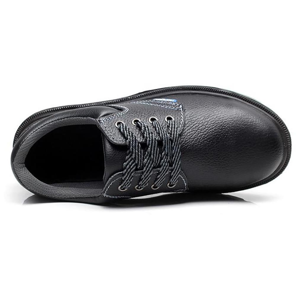 PUA Men Formal Business PU Leather Shoes Comfortable Casual Safety Size EU37.5 - Black