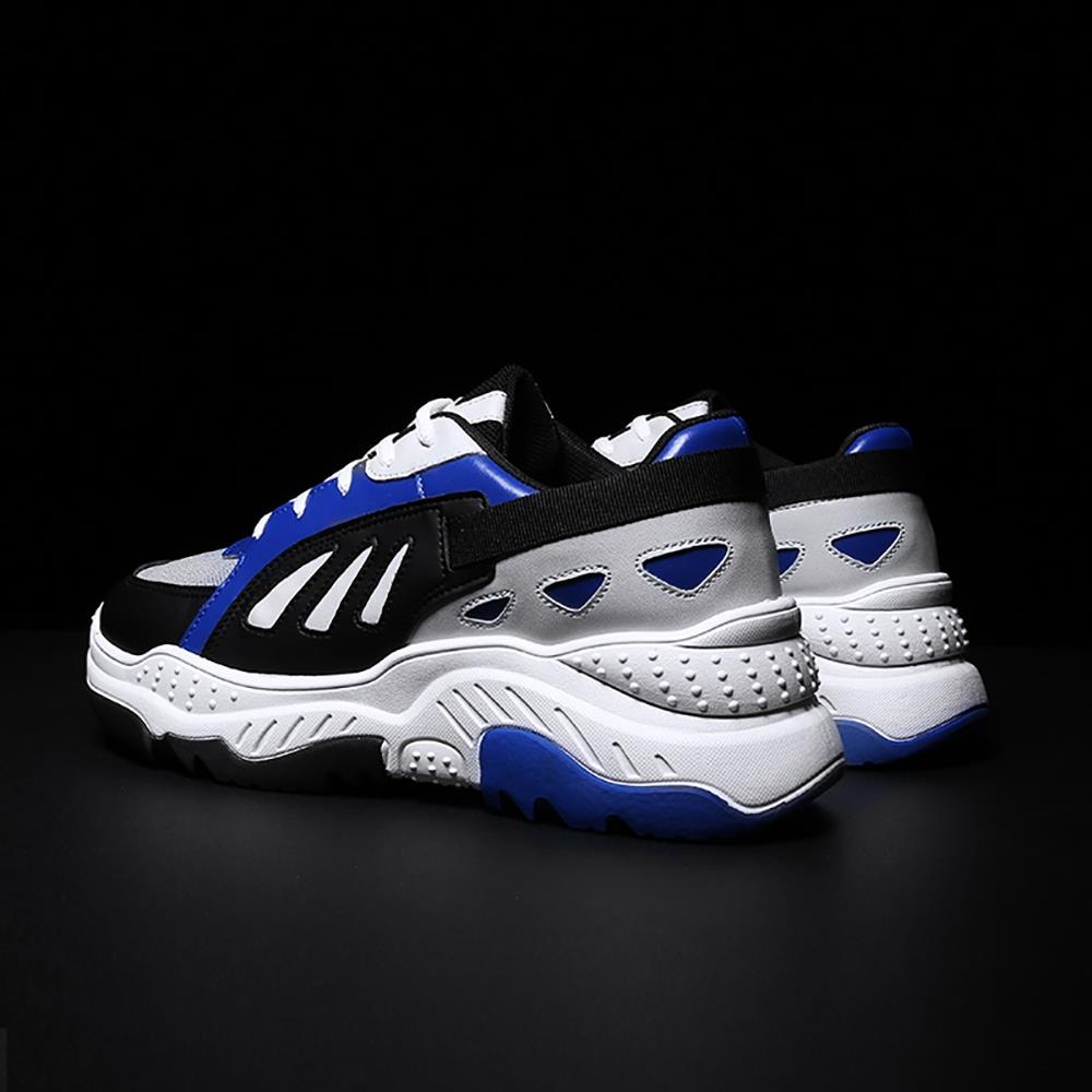 Men's Old Style Sneakers (Sports Athletic Shoes Rubber Sole EU 39.5) - Blue