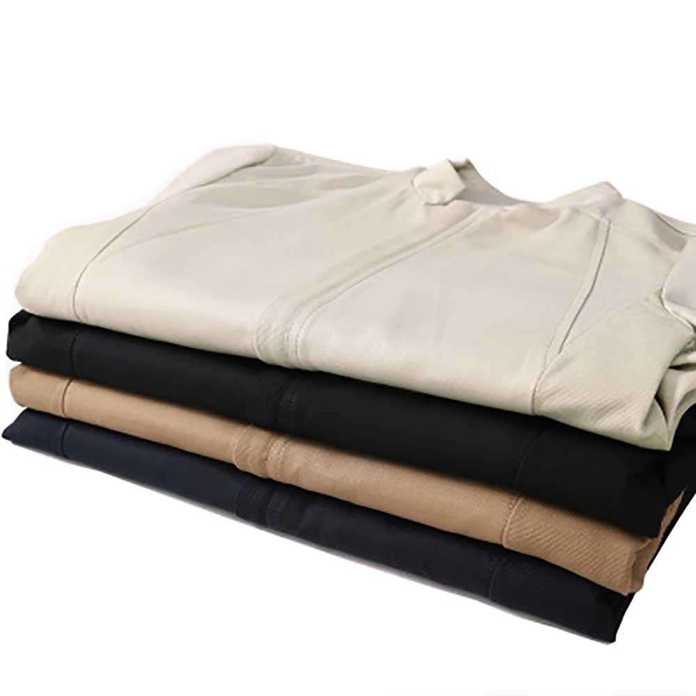 Men's Autumn & Winter Business Casual Stand Collar Coat Slim Fit Jacket With Zipper Size M - Beige