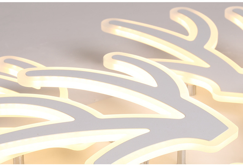 FUMAT Nordic Post-modern Acrylic Ceiling Light - Creative Branches Design (12 Lights 2 Layers)