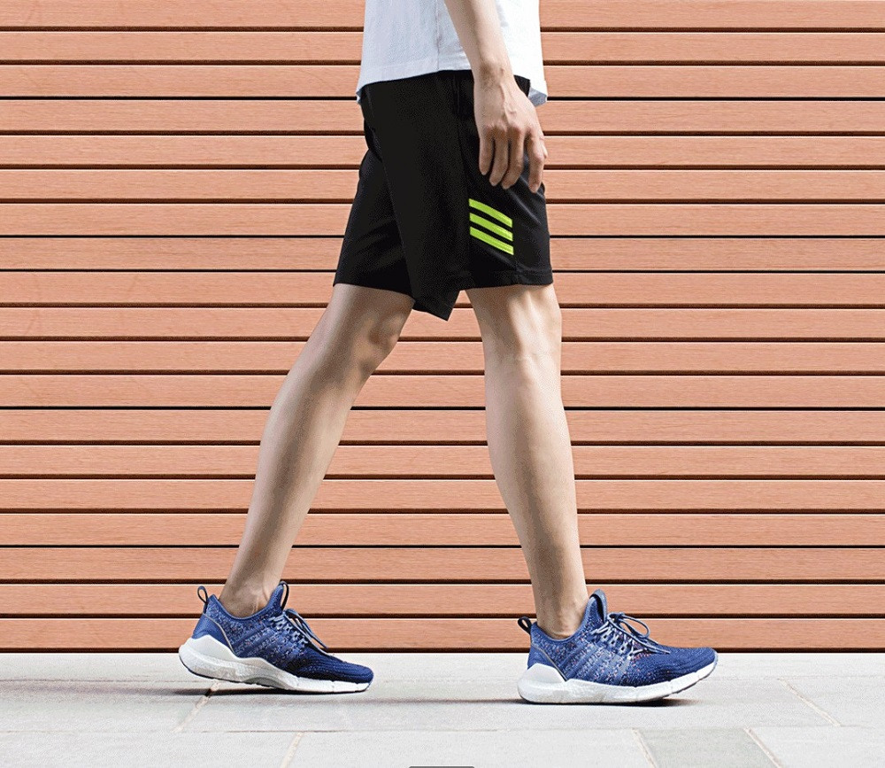 Xiaomi FREETIE Men Stylish Sneakers Breathable Shock-absorbing Slip Resistant Sports Shoes Size EU39 - Blue