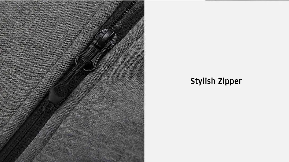 Xiaomi MI TOWN LIFE Men Casual Jacket (Fleece Windbreaker Size S) - Black