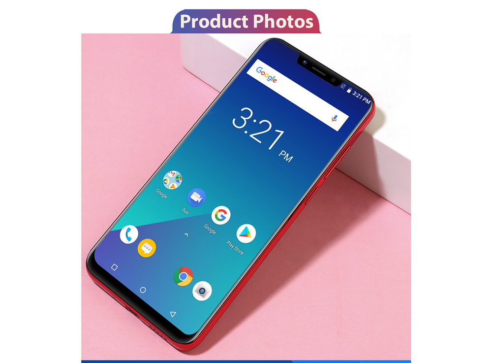 Meiigoo S9 6.18 Inch 4G LTE Smartphone MTK6750T 4GB 32GB 13.0MP + 2.0MP Dual Rear Cameras Android 8.1 Face ID Type-C Fast Charge - Twilight