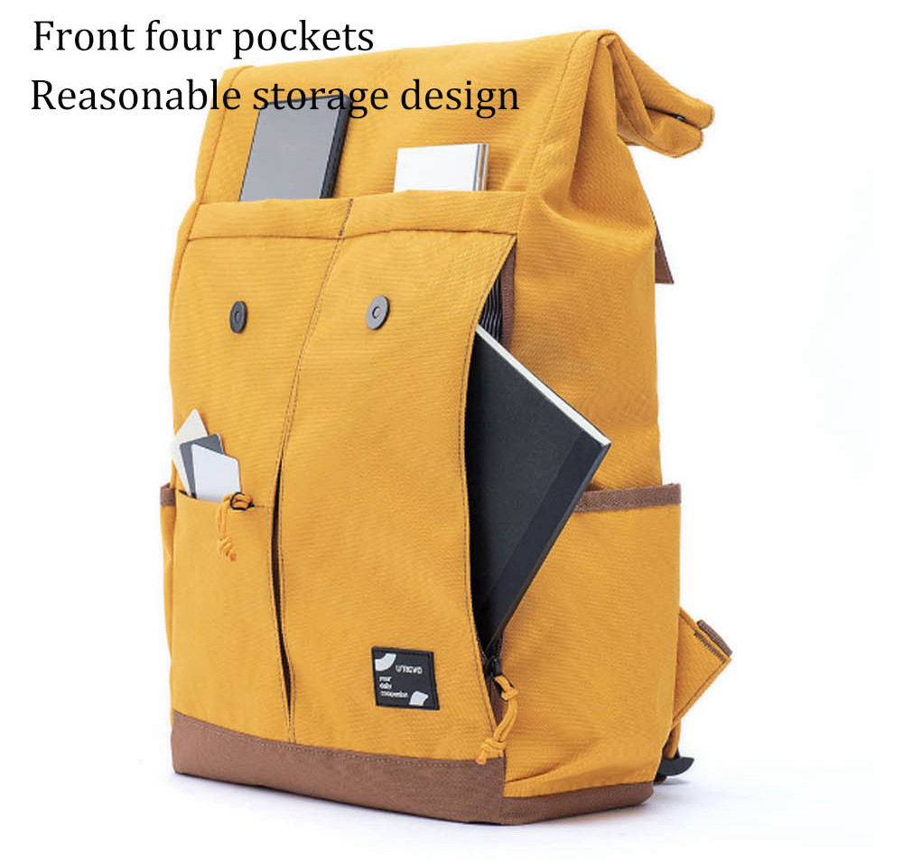 Xiaomi U'REVO College School Casual Backpack(13L 15.6 Inch Waterproof Laptop Bag) - Yellow