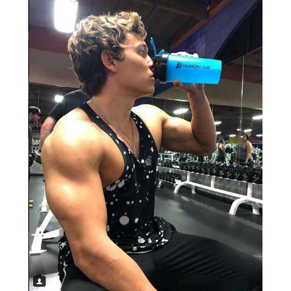 Men Sports Fitness Breathable Slim Vest Size 2XL - LOGO