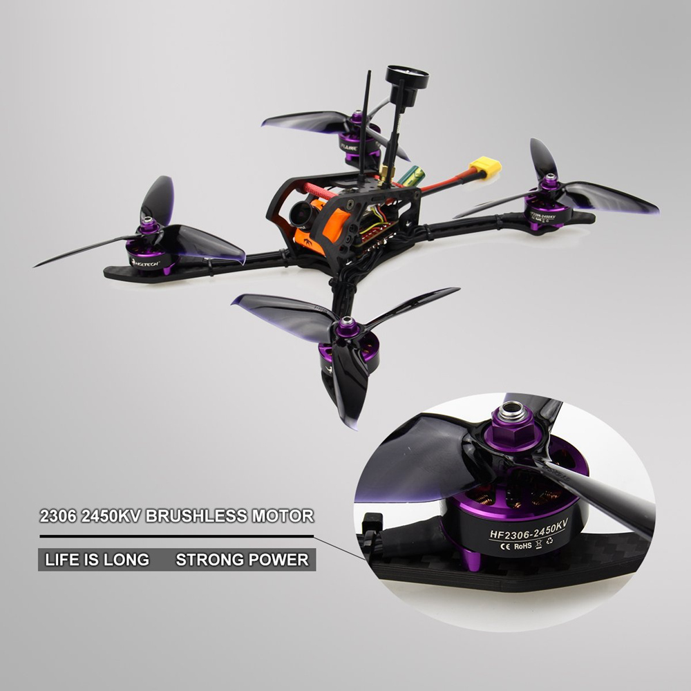 HGLRC 4-5S Mefisto 226mm FPV Racing Drone F4 FC OSD 60A BL32 3-6S 4In1 ESC RunCam Swift 2 Camera Frsky XM+ Receiver BNF