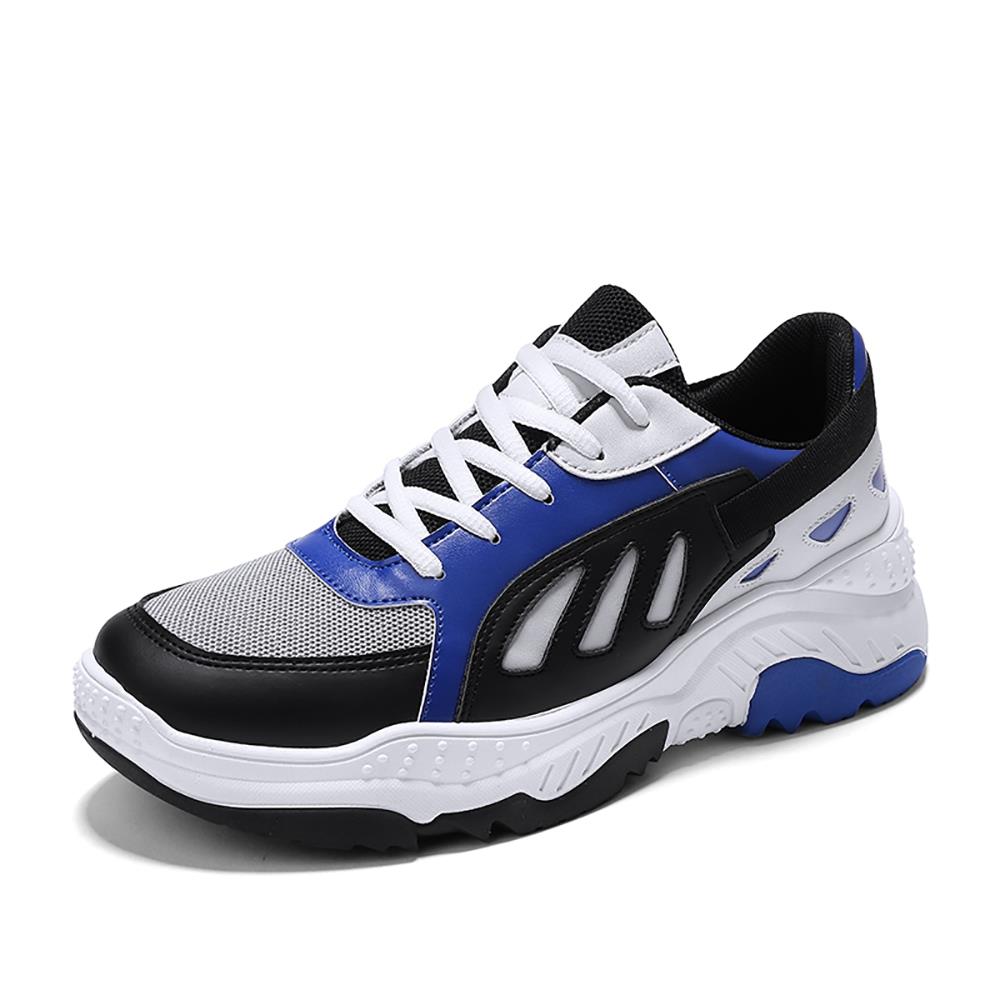Men's Old Style Sneakers (Sports Athletic Shoes Rubber Sole EU 39.5) - Blue
