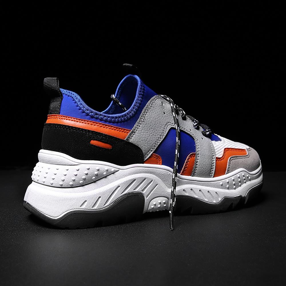 S333 Men Fashion Comfortable Sports Shoes Rubber Sole EU43 - Blue