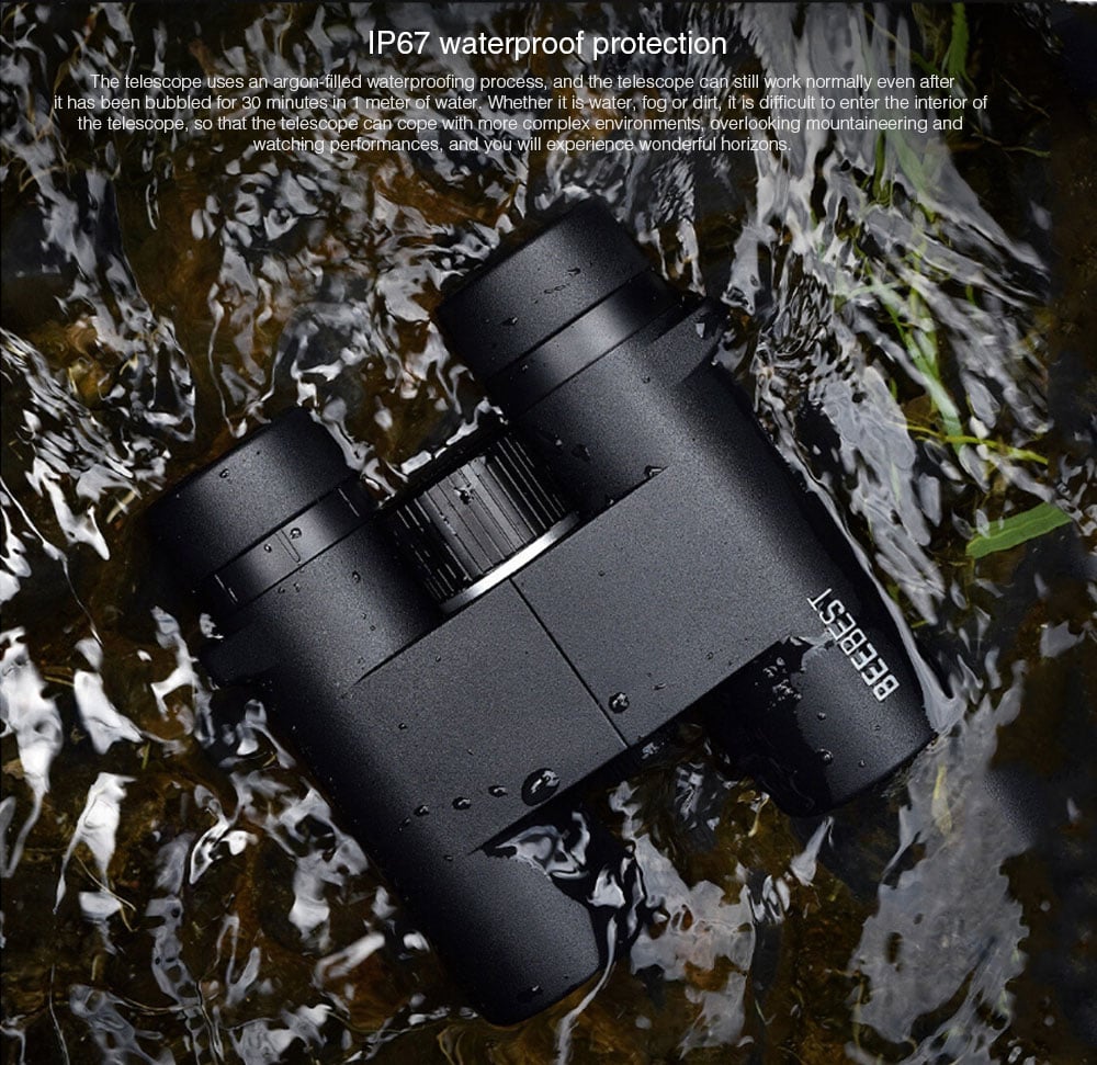 Xiaomi Beebest Portable X8 HD Binocular Telescope (8 Times Magnification 32mm Objective 19mm Eyepiece) - Black