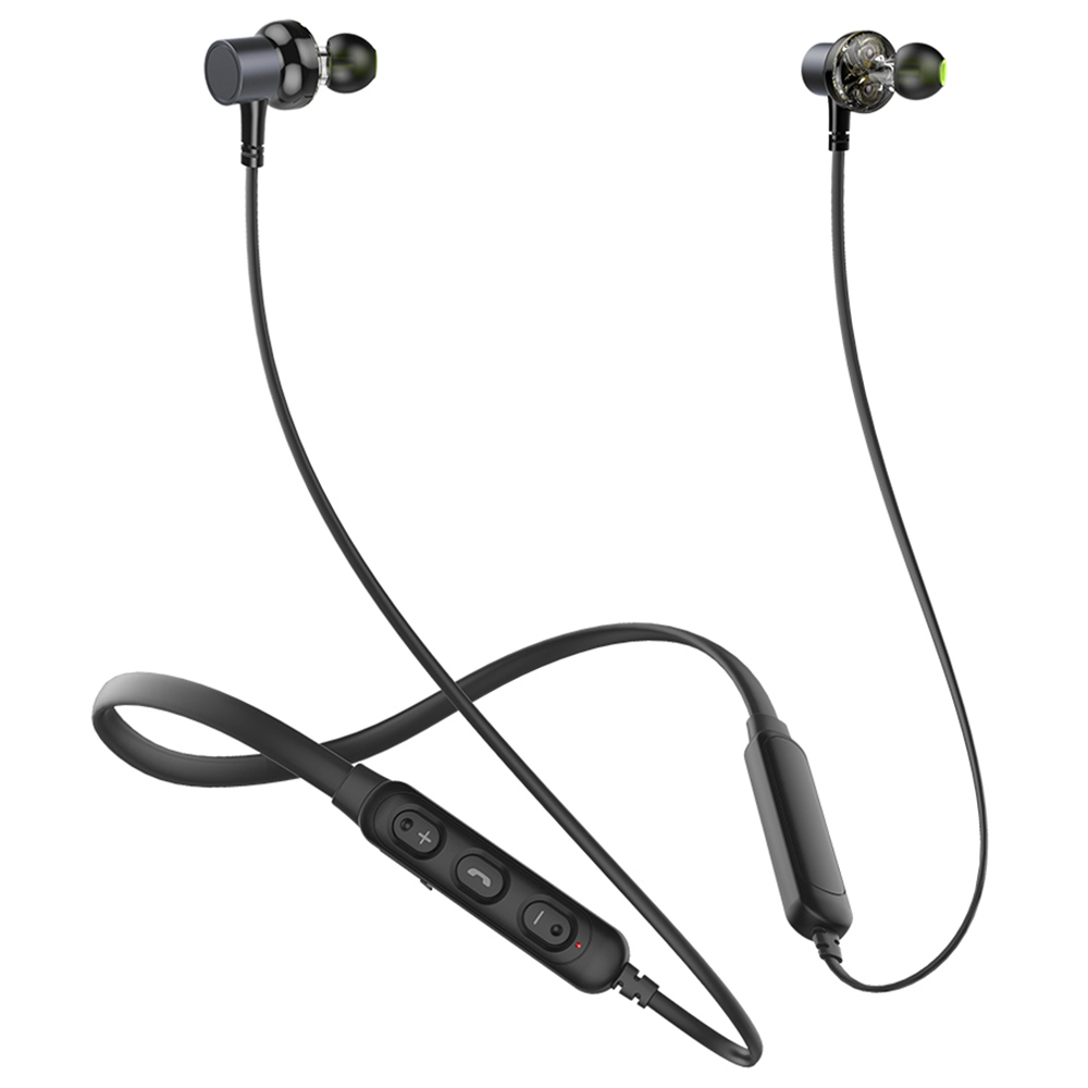 Awei G20BL Neckband Wireless Bluetooth Sport Earphones Magnetic Waterproof Headphones - Grey