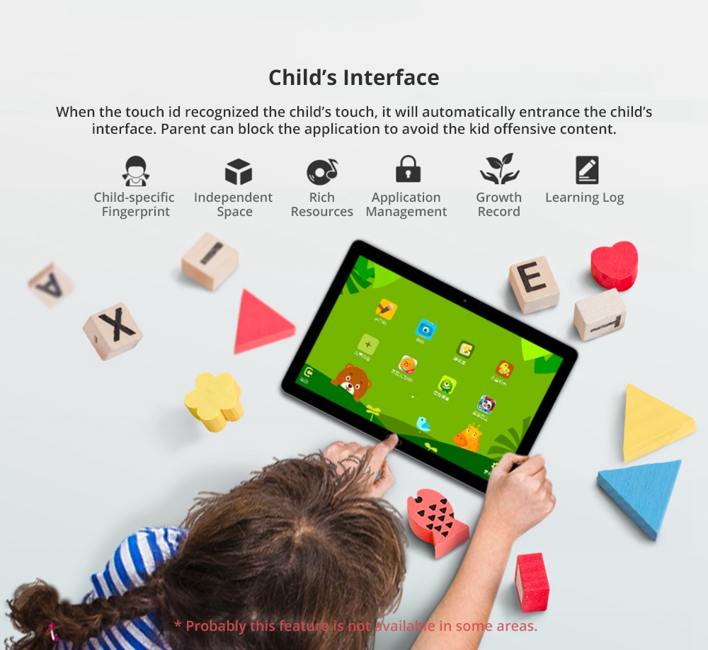 HUAWEI Honor Pad 5 WIFI Tablet PC Hisilicon Kirin 659 Octa Core GPU Turbo 10.1" IPS Screen 1920*1200 EMUI 8.0 3GB RAM 32GB ROM Built-in GPS - Grey