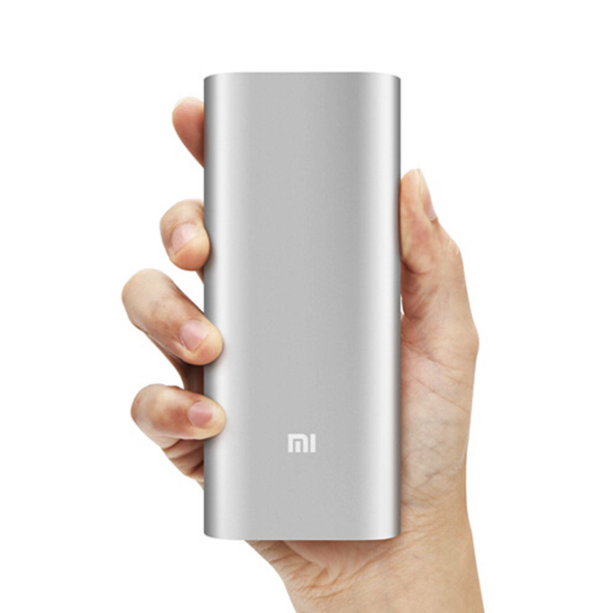 XIAOMI Original 5V 3.6A 2A 16000mAh Power Bank Smartphone Tablet Silver External Battery