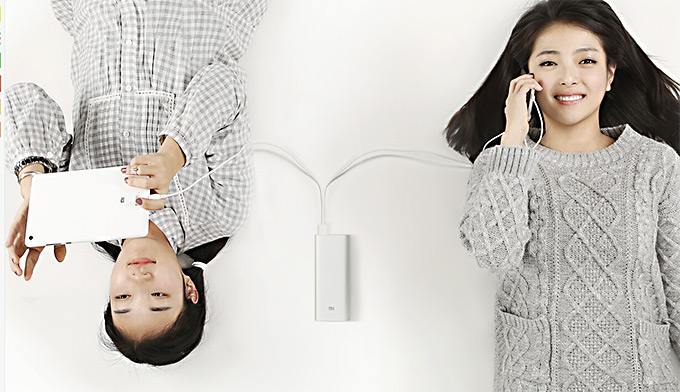 XIAOMI Original 5V 3.6A 2A 16000mAh Power Bank Smartphone Tablet Silver External Battery