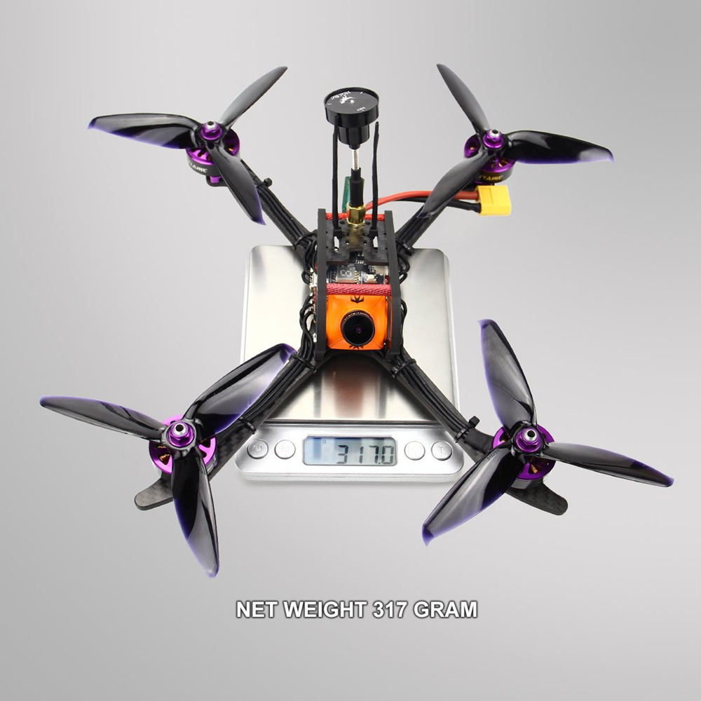 HGLRC 4-5S Mefisto 226mm FPV Racing Drone F4 FC OSD 60A BL32 3-6S 4In1 ESC RunCam Swift 2 Camera Frsky XM+ Receiver BNF