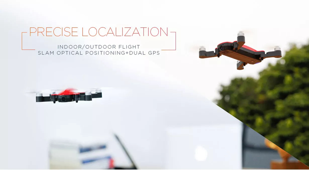 SimToo XT175 Fairy Air Camera 1080P GPS Wifi FPV Foldable RC Drone RTF - Black