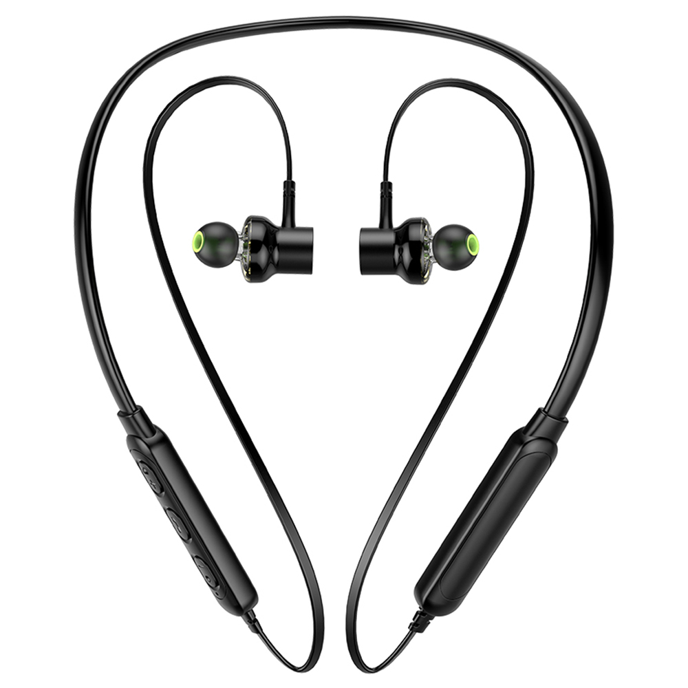 Awei G20BL Neckband Wireless Bluetooth Sport Earphones Magnetic Waterproof Headphones - Black