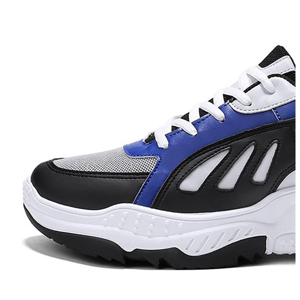 Men's Old Style Sneakers (Sports Athletic Shoes Rubber Sole EU 39.5) - Blue