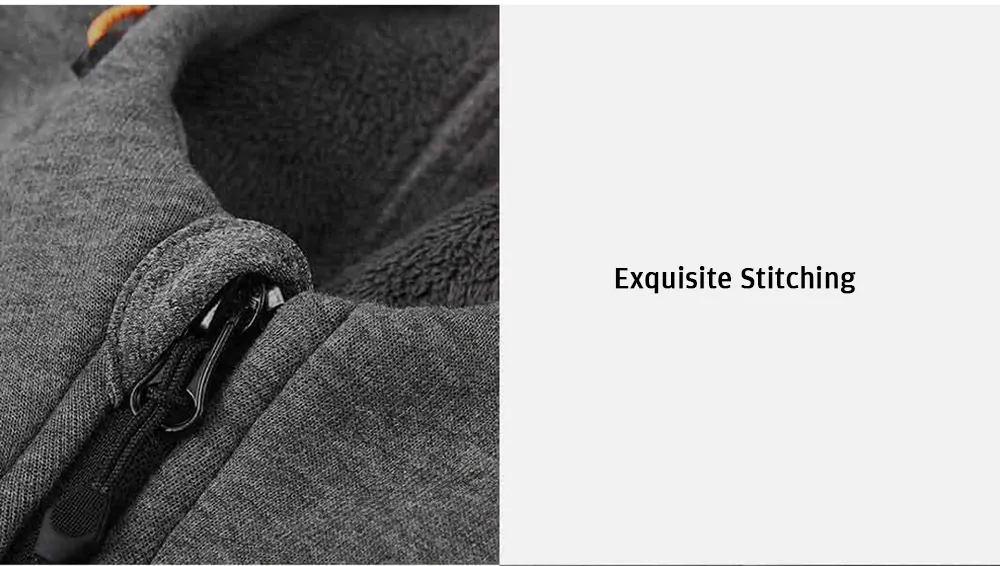 Xiaomi MI TOWN LIFE Men Casual Jacket (Fleece Windbreaker Size S) - Black