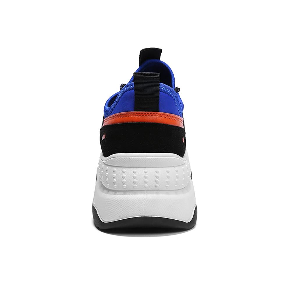 S333 Men Fashion Comfortable Sports Shoes Rubber Sole EU43 - Blue