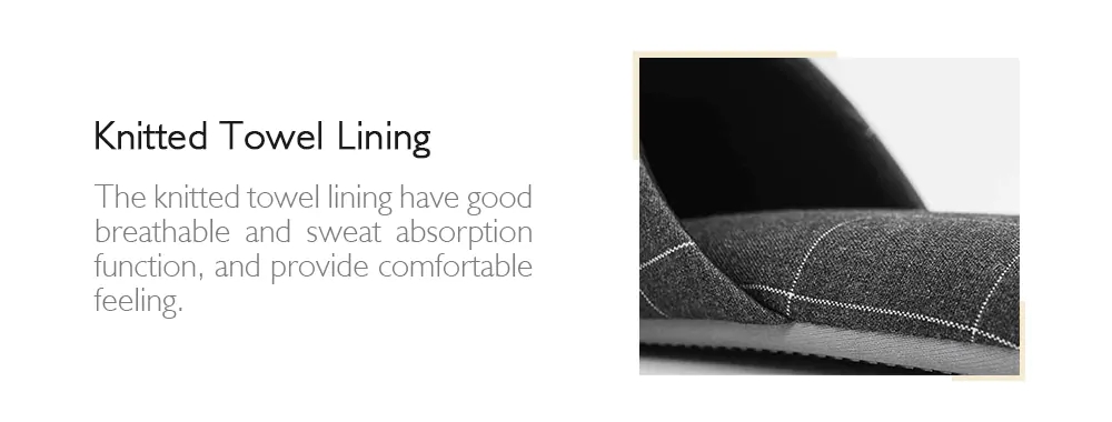 Xiaomi One Cloud Men Leisure Slippers Warm Comfortable Size 40-41 - Black
