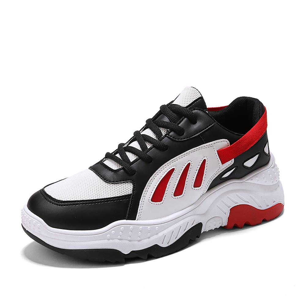 Men's Old Style Sneakers (Sports Athletic Shoes Rubber Sole EU 39.5) - Red