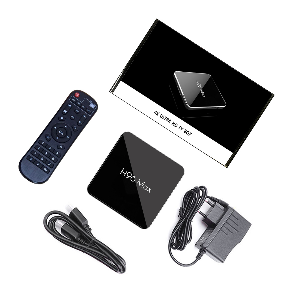 H96 MAX X2 Amlogic S905X2 4GB DDR4 32GB eMMC TV Box Dual Band WiFi LAN Bluetooth USB3.0 HDMI