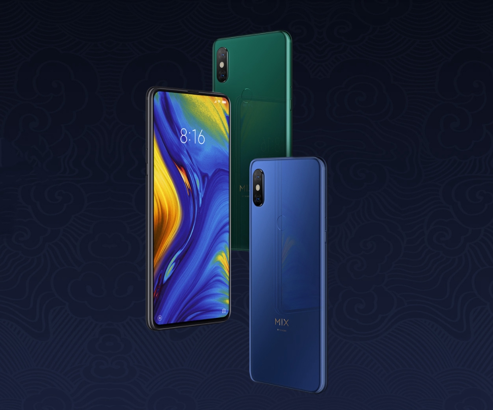 Xiaomi Mi Mix 3 6.39 Inch 4G LTE Smartphone Snapdragon 845 8GB 128GB 12.0MP+12.0MP Dual Rear Cameras MIUI 10 Ceramic Body NFC Wireless Charge - Black